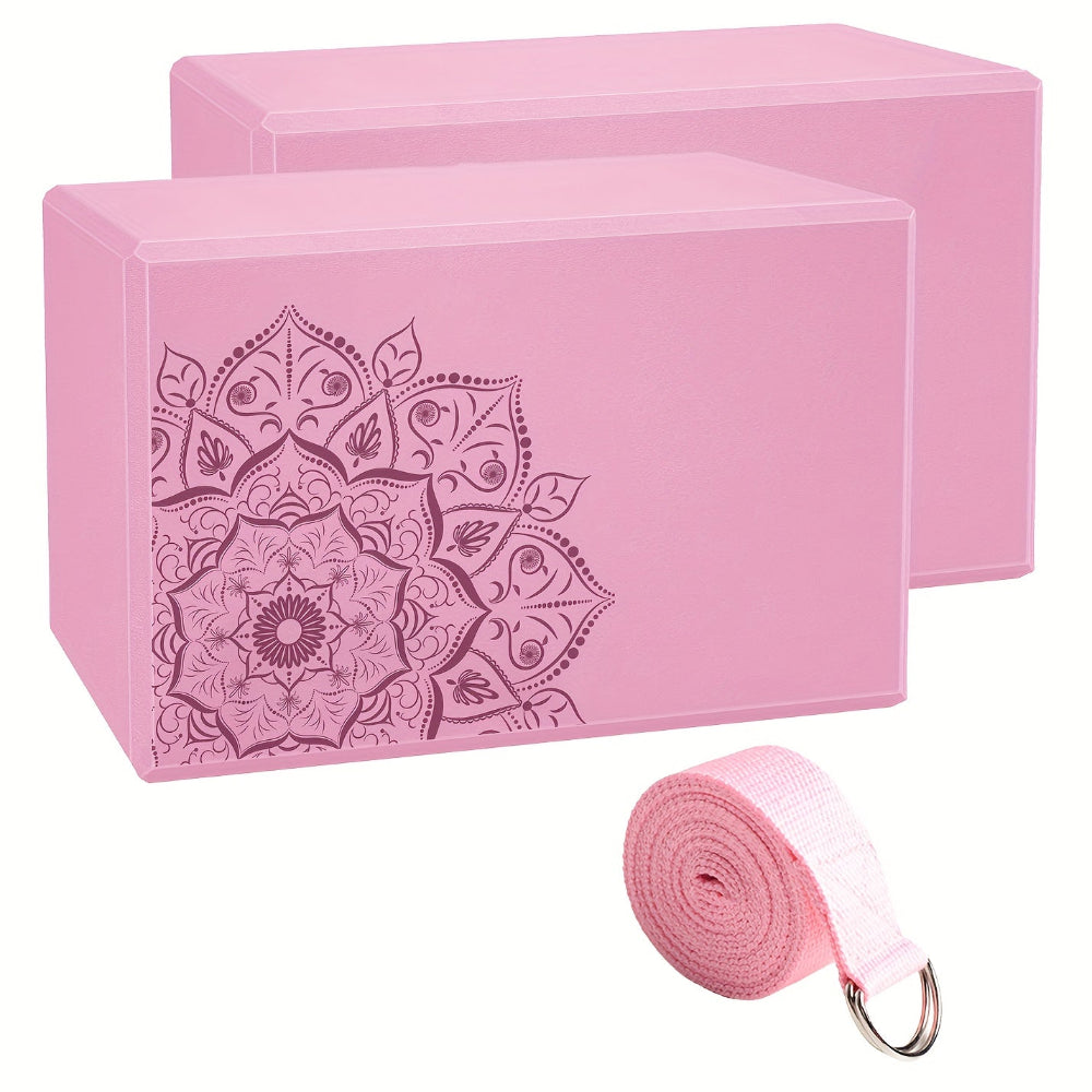 Duo Briques Yoga & sangle Yoga