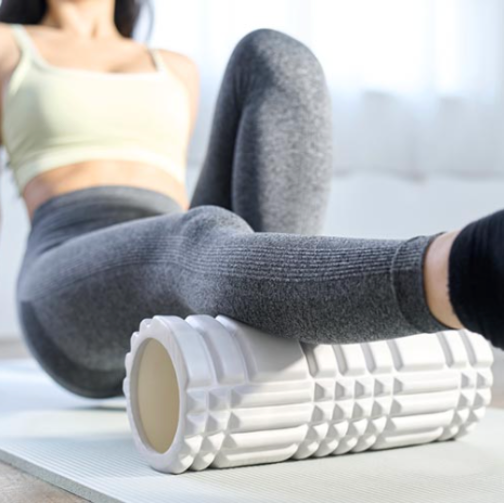 Rouleau de massage yoga