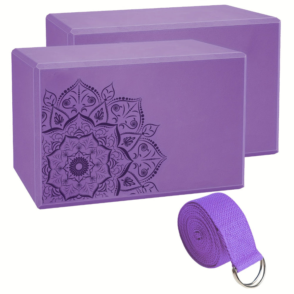 Duo Briques Yoga & sangle Yoga